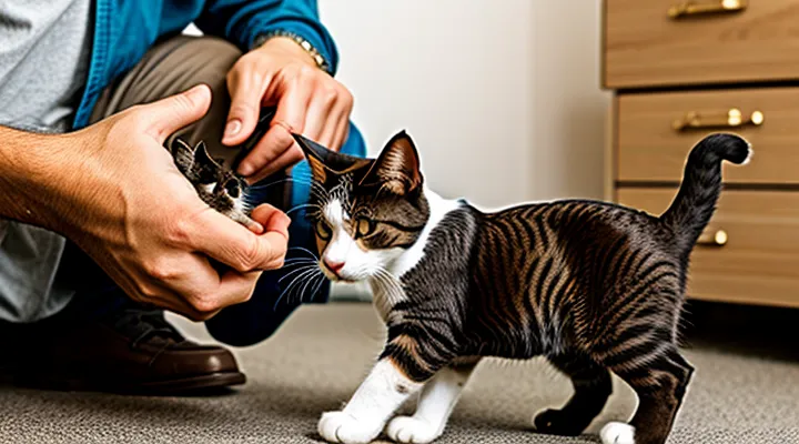 Instruction: how to break a cat of the habit of scratching.