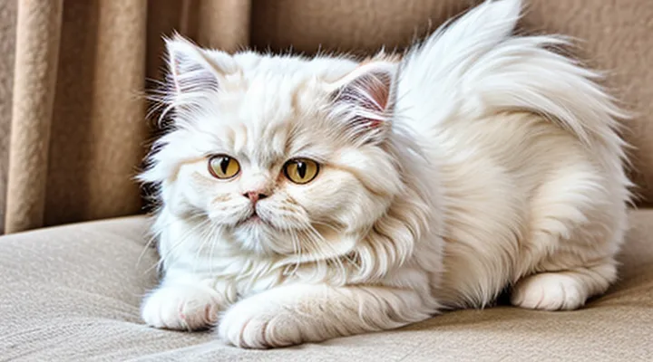 Instruction: how to care for the fur of a Persian cat.