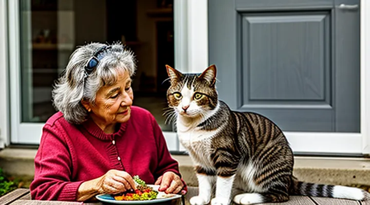 Instruction: how to choose the ideal food for an elderly cat.