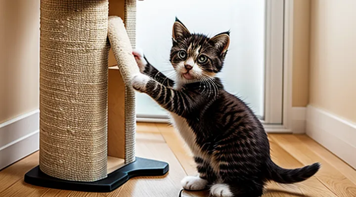 Instruction: how to choose the perfect scratching post for a kitten.