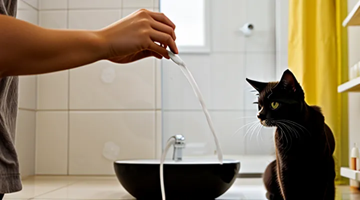 Instruction: how to choose the right shampoo for a cat.