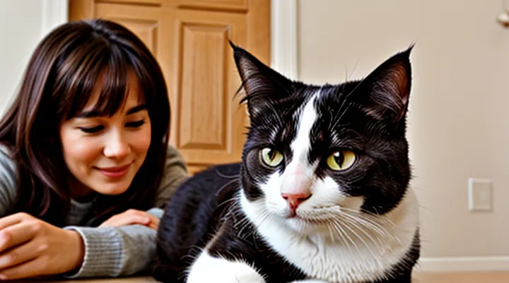 Instruction: how to determine in 60 seconds that a cat loves you.
