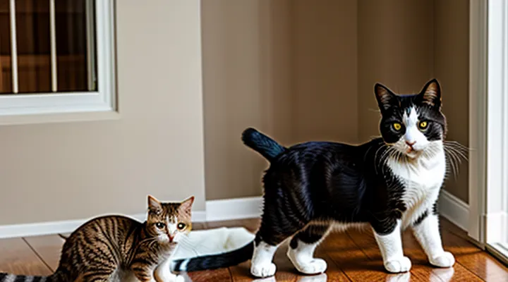 Instruction: how to determine which cat is the alpha in the house.