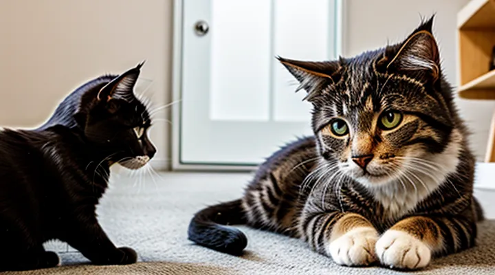 Instruction: how to introduce a new cat to an existing cat without a fight.