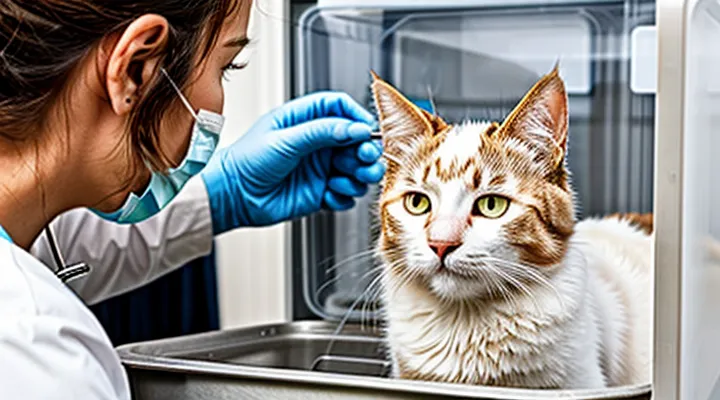Instruction: how to know if a cat is ready for sterilization.
