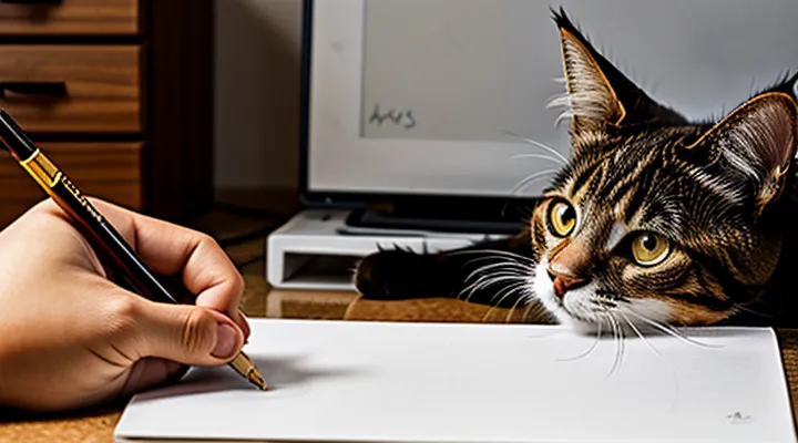 Instruction: how to know if your cat is trying to draw something for you.