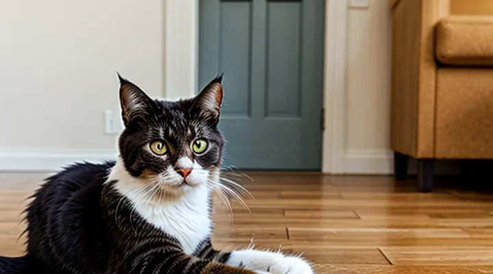 Instruction: how to know that a cat completely trusts you.