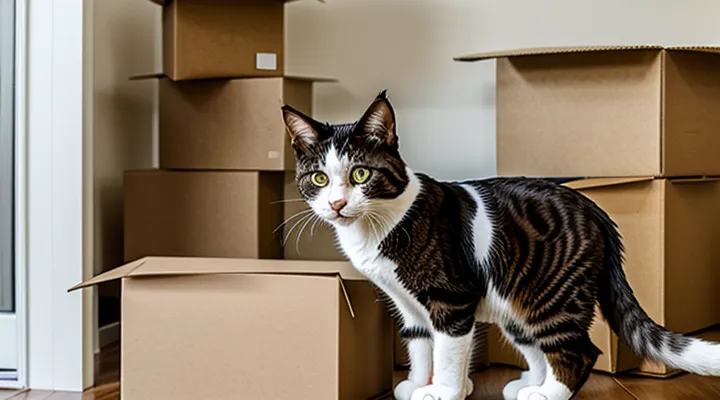 Instruction: how to make moving less stressful for a cat.
