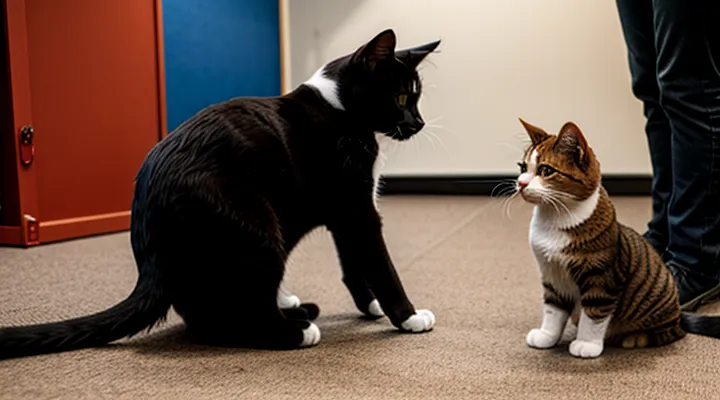 Instruction: how to prepare a cat for a show.
