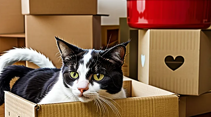 Instruction: how to prepare a cat for moving to a new home.