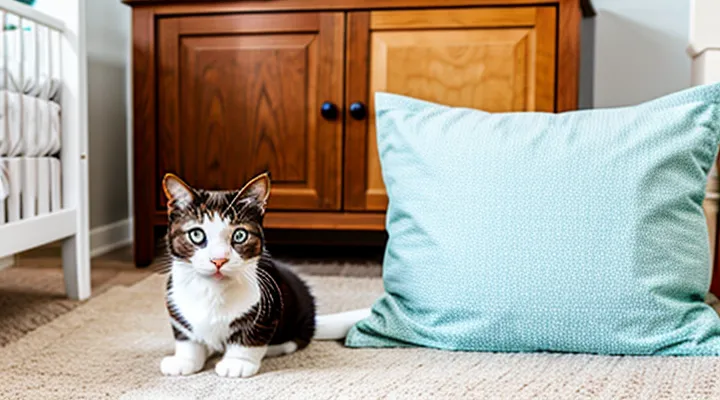 Instruction: how to prepare a cat for the arrival of a baby in the home.