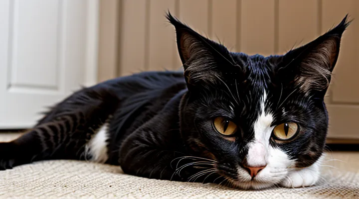 Instruction: how to recognize heat stroke in a cat.
