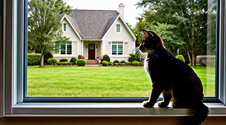 Instruction: how to secure windows if there is a cat in the house.