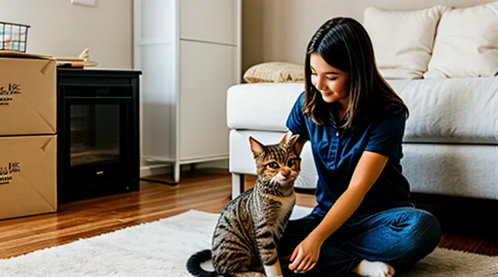 Instruction: how to teach a cat not to run out of the apartment.