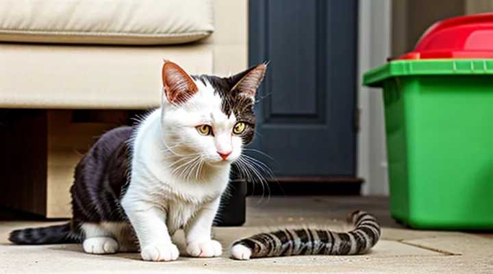 Instruction: how to tell if a cat has worms and what to do about it.