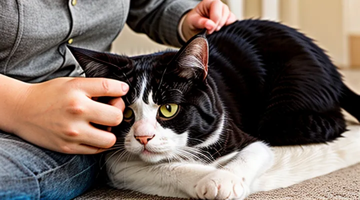 Instruction: how to tell if a cat is grieving for a deceased owner.