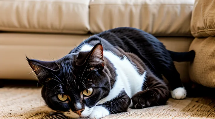Instruction: how to tell if a cat is sick by the condition of its coat.