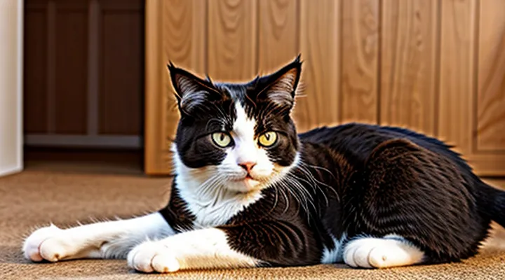 Instruction: how to tell if a cat likes having its belly rubbed.