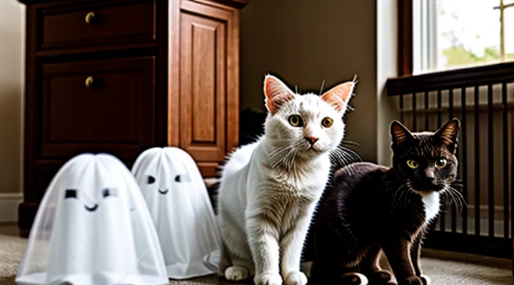 Instruction: how to tell if a cat sees ghosts.