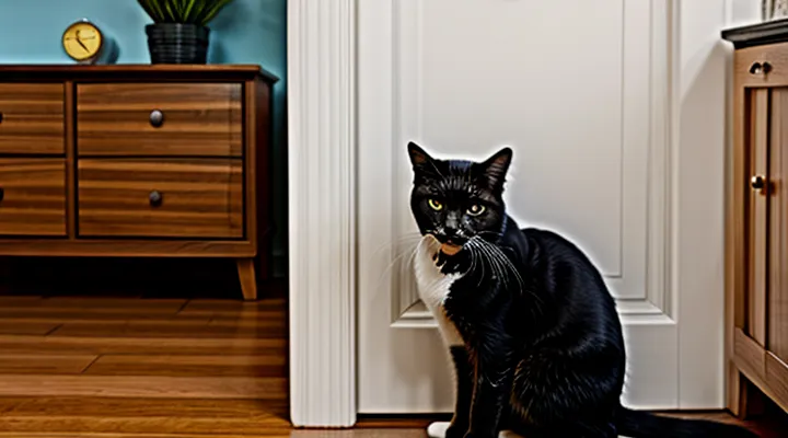 Instruction: how to tell if a cat senses an earthquake.