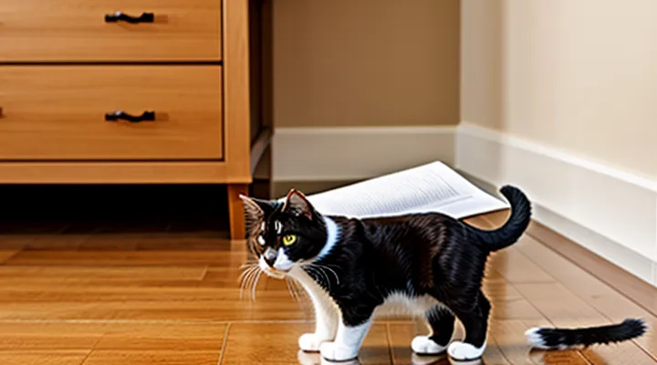 Instruction: how to tell if your cat is a genius.