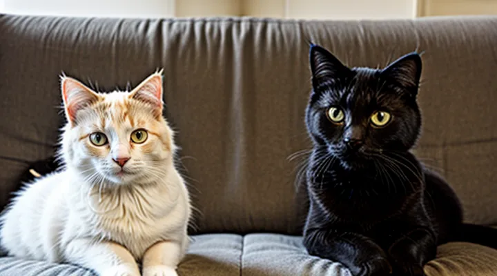 Instruction: how to tell if your cat is copying you.