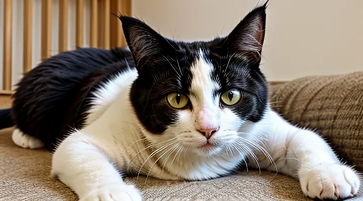 Instruction: how to tell if your cat is experiencing stress.