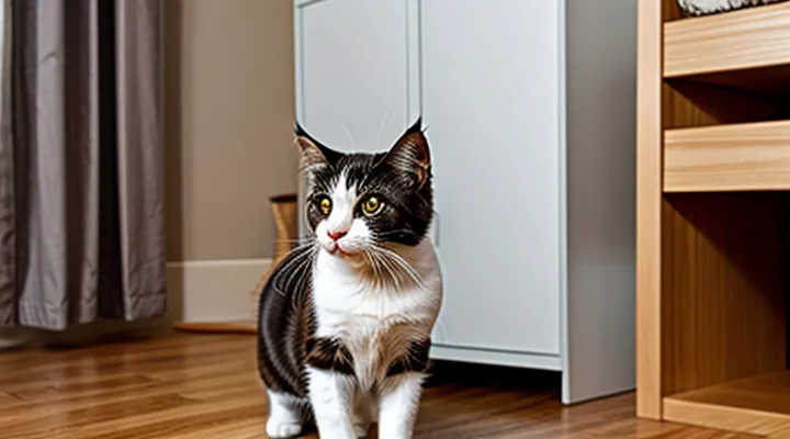 Instruction: how to tell if your cat is offended by you.
