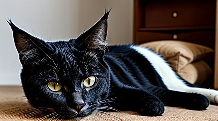Instruction: how to tell if your cat is phlegmatic.