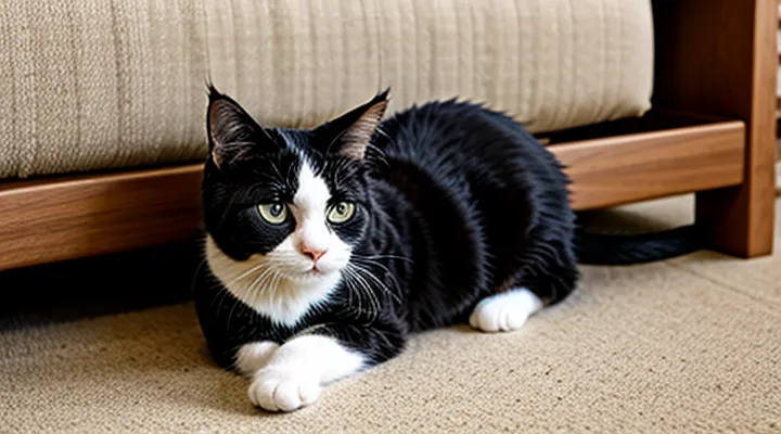 Instruction: how to tell if your cat is pretending.
