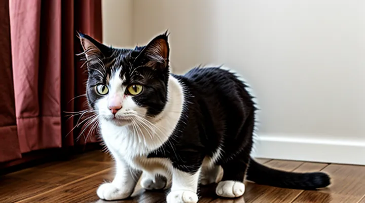 Instruction: how to tell that a cat is thanking you.