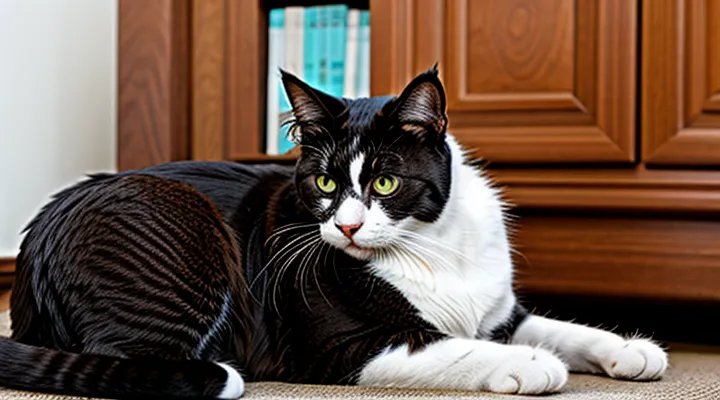 Instruction: how to tell that a cat is trying to comfort you.