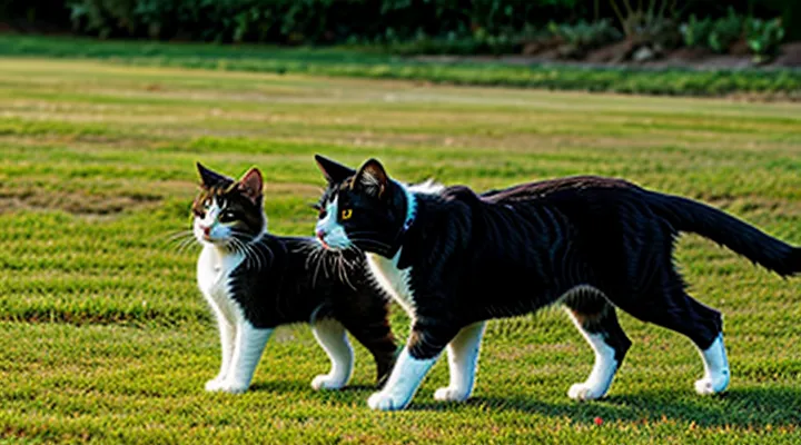 Instruction: how to tell that your cat is «herding» you.