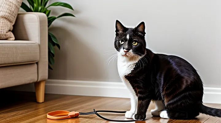 Instruction: how to train a cat not to chew on charging cables.