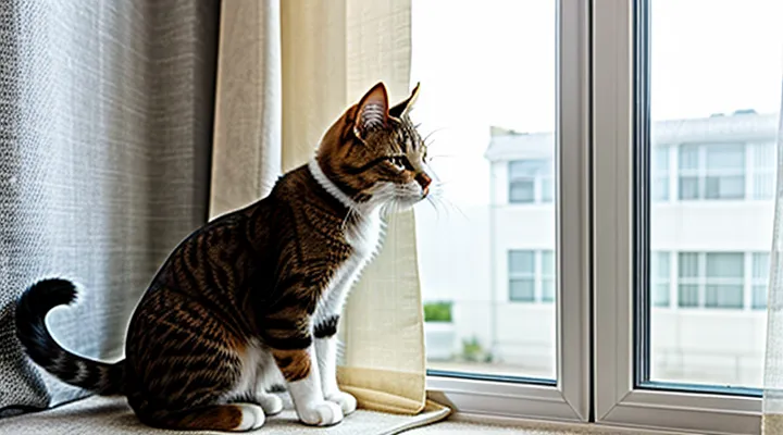 Instruction: how to train a cat not to jump on the curtains.