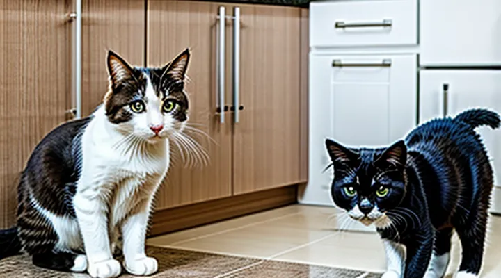 Instruction: how to train a cat not to jump on the kitchen counter.
