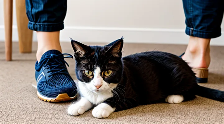 Instruction: how to train a cat not to mark shoes. Instruction: how to train a cat not to mark shoes.