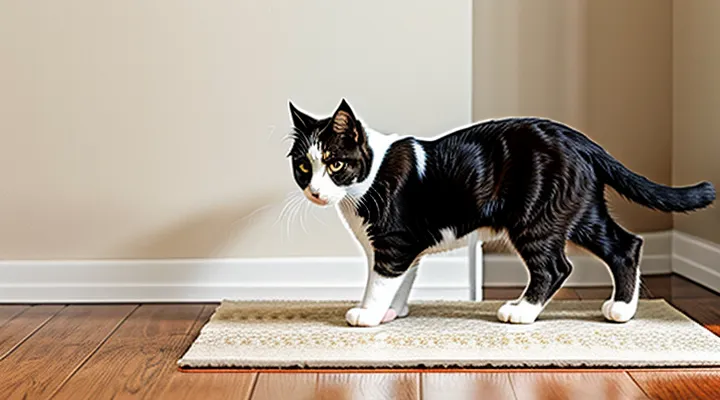 Instruction: how to train a cat not to shred wallpaper.