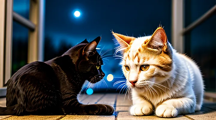 Instruction: how to train a cat to stop its nighttime crying.