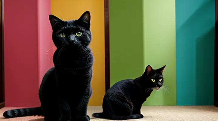 Instruction: how to understand that your cat sees the world in different colors.