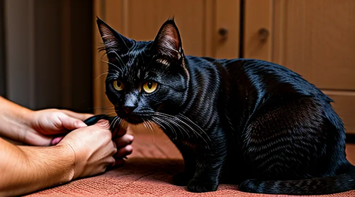 Instruction: how to understand why your cat is afraid of a certain person.