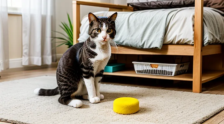 Instruction: what to do if a cat constantly knocks things over.