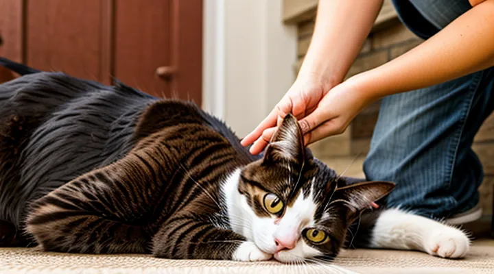 Instruction: what to do if a cat does not let itself be petted.