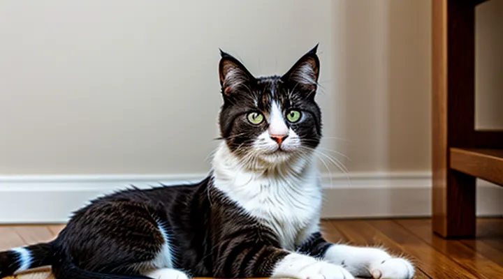 Instruction: what to do if a cat doesn't leave your side.