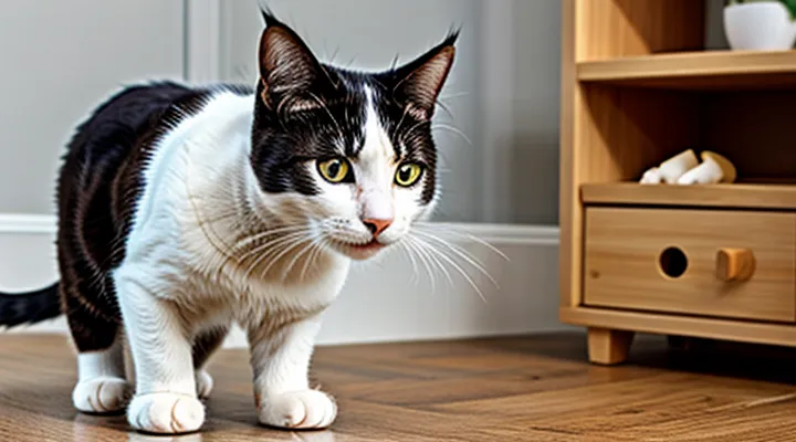 Instruction: what to do if a cat eats inedible objects.