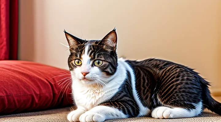 Instruction: what to do if a cat has a fever.