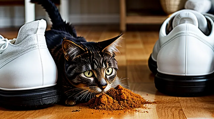 Instruction: what to do if a cat has eaten something spicy.