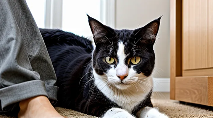 Instruction: what to do if a cat has marked you.