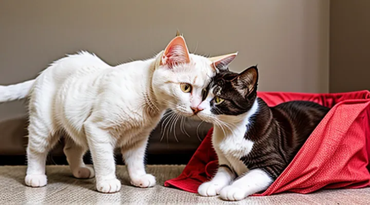 Instruction: what to do if a cat has started giving birth.
