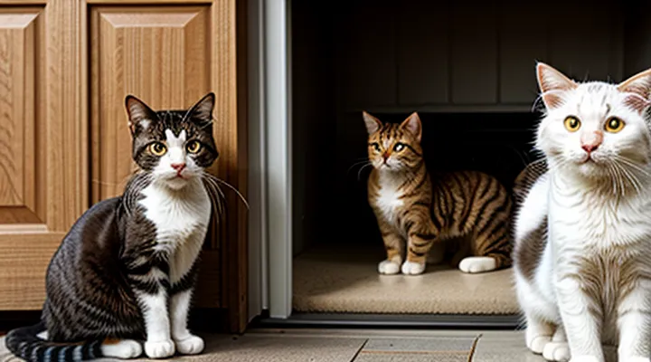 Instruction: what to do if a cat hisses at guests.